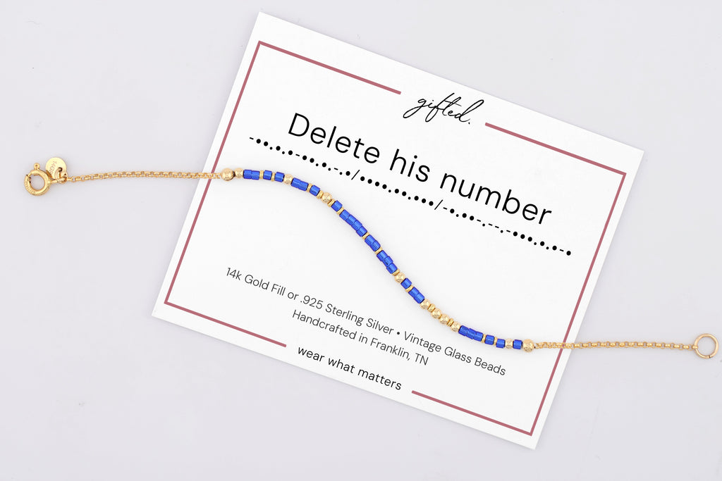 Delete his number on its printed gifted. card, with the Morse line and the materials named