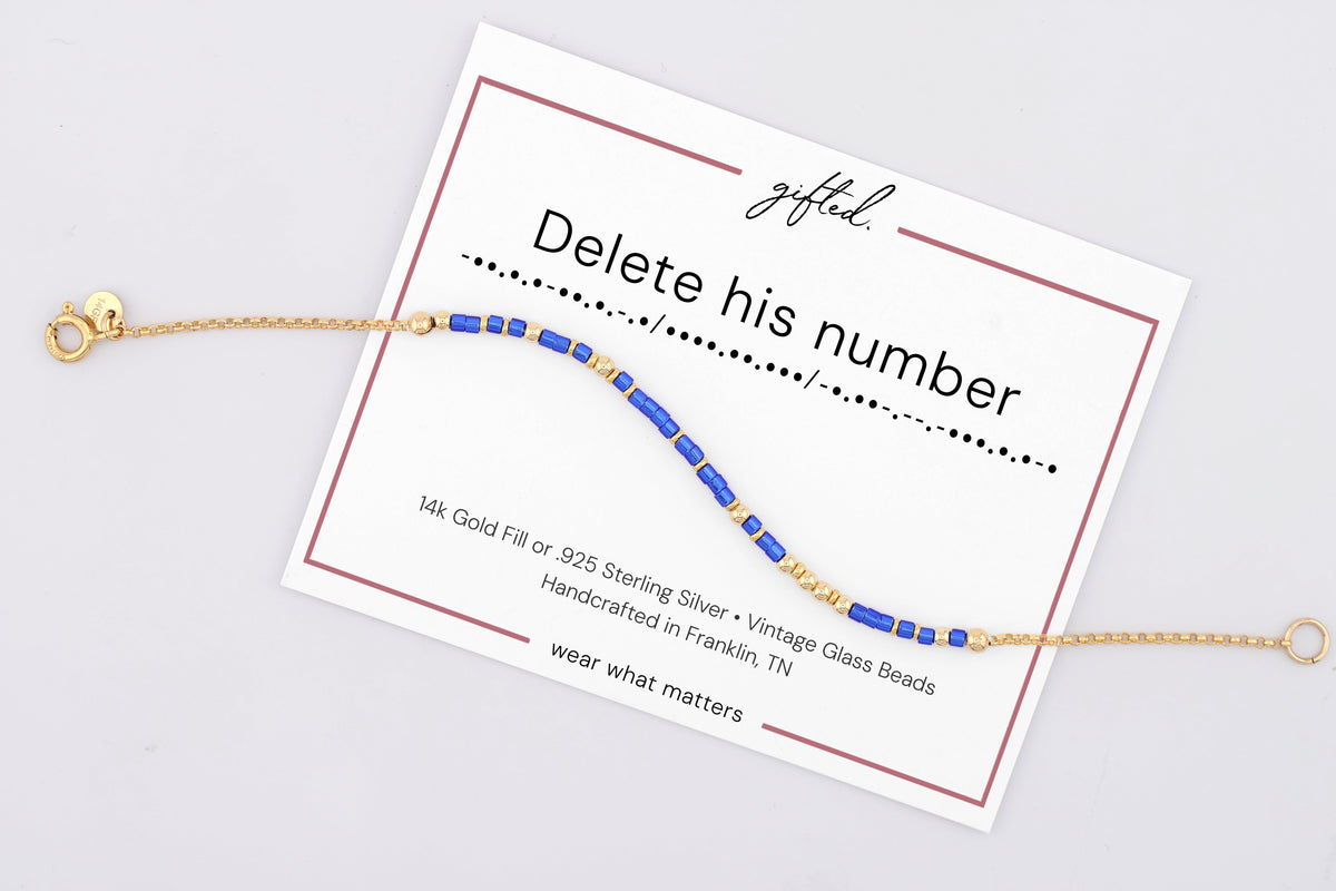 Delete his number on its printed gifted. card, with the Morse line and the materials named