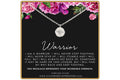Sobriety Necklace: Silver or Gold CZ Starburst Pendant