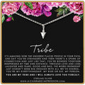Arrowhead Necklace: Silver or Gold Tribe Jewelry Gift