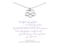 Gold Infinity Heart Necklace: Unbiological Daughter Gift