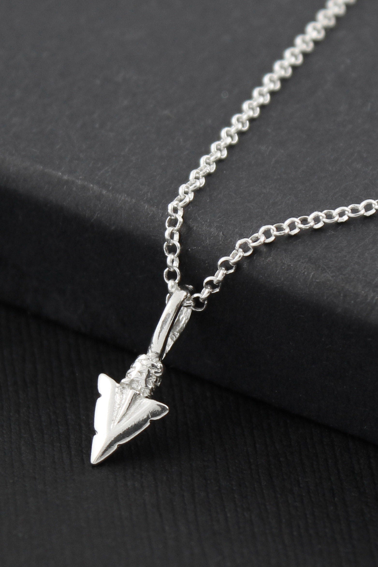 Arrowhead Necklace: Silver or Gold Tribe Jewelry Gift