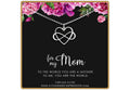 Sterling Silver Infinity Heart Necklace - Gift for Mom