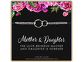 Celebrate Moms and Daughters : Connected Circle Bracelet Love Gift Bond Between
