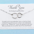 Godmother Gift: Sterling Silver Interlocking Circle Necklace