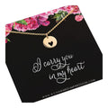 Heart Cutout 14k Gold Filled Necklace: Remembrance Jewelry