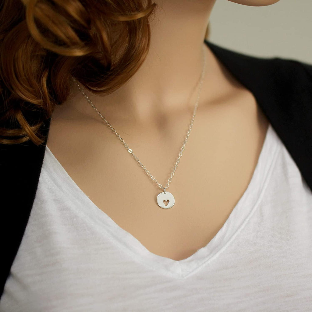 I Carry Your Heart with Me Jewelry  Sterling Silver Necklace for Women  Missing You Gift  Adoption Surrogate Mom  Remembrance