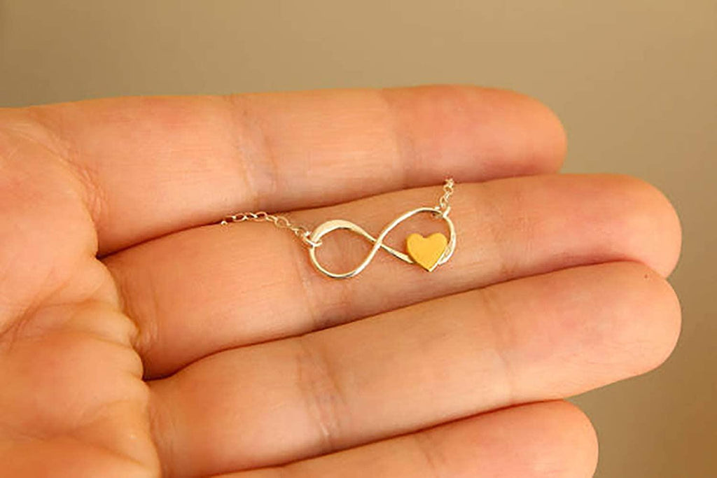 Sterling Silver Infinity Love Necklace: Memorial Sympathy Gift