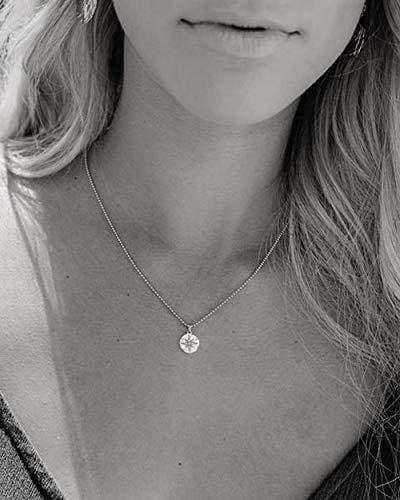 Starburst Sterling Silver Necklace: 18th Birthday Gift