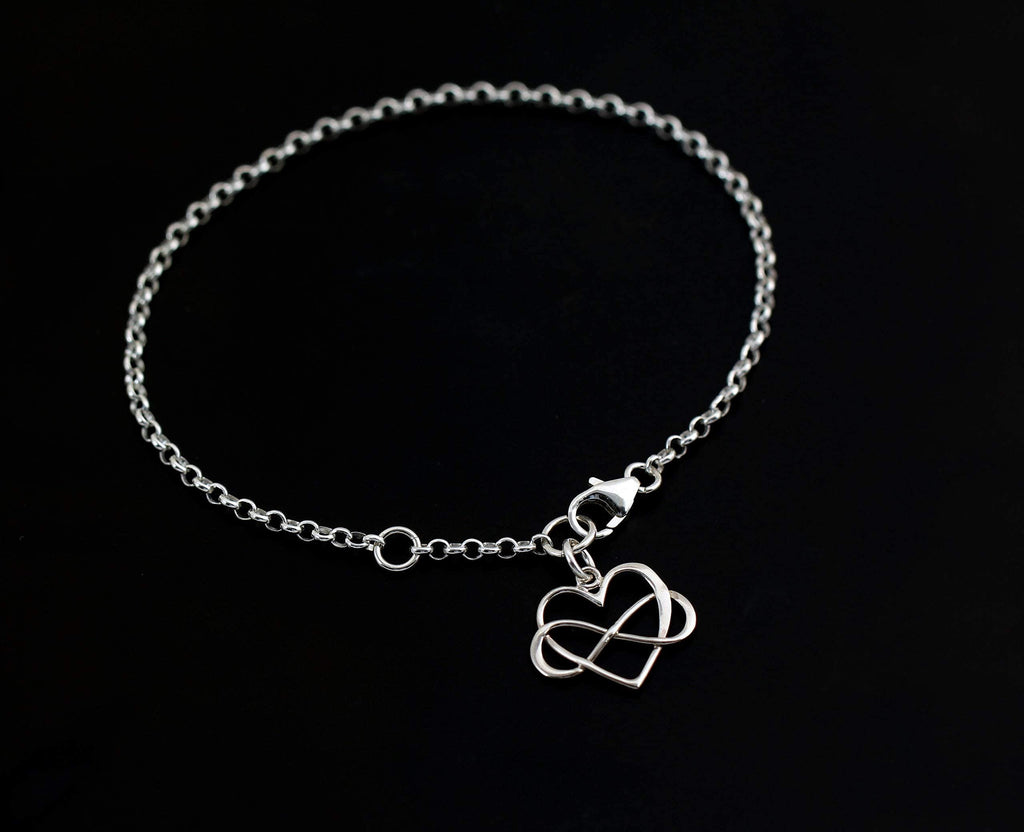 Sterling Silver Unbiological Sister Bracelet: Infinity Friendship Jewelry