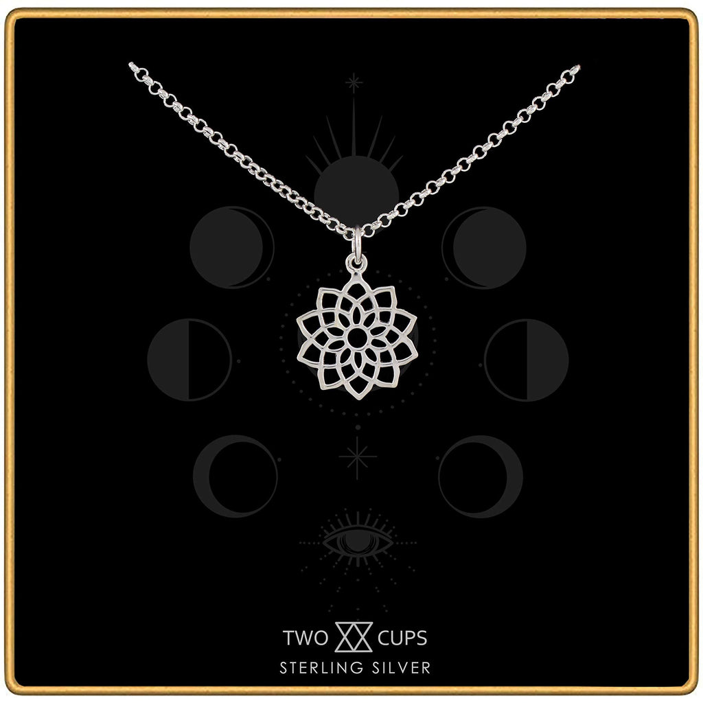 Two Cups Crown Chakra Necklace  Healing Jewelry  Adjustable Length