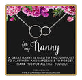 Sterling Silver Infinity Necklace - Nanny Appreciation Gift