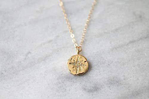 21st Birthday Starburst Necklace: 14k Gold-Filled Milestone Jewelry