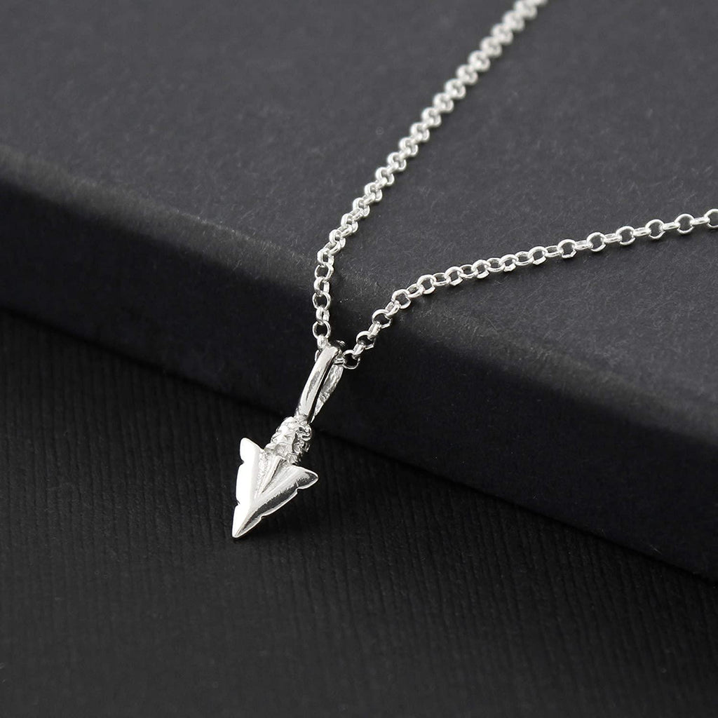 Silver Arrowhead Necklace  Best Friend Tribe Necklace  Soul Sister Gift  Arrowhead Charm  Friendship Jewelry  Silver Arrow