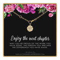 A Charmed Impression Retirement Gift for Women  Enjoy The Next Chapter  Diamond Starburst Charm Bracelet 14k Gold