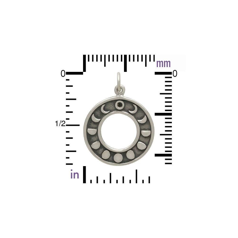 Two Cups Sterling Silver Moon Phase Necklace