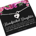 Sterling Silver Heart Bracelet: Stepdaughter Gift