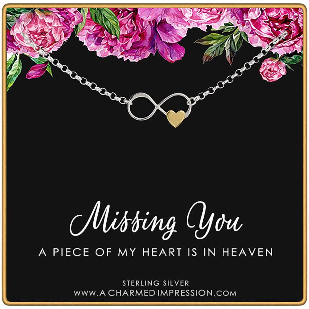 Sterling Silver Infinity Heart Bracelet Memorial Sorry For Loss Gift Adjustable Wrist Hypoallergenic Remembrance Grief Jewelry