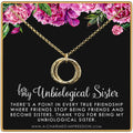 Best Friend Gifts for Women  Unbiological Sister  Christmas Gifts for Women  Stepsister Gifts  Love Friendship  Bonus Sister