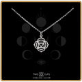 Two Cups Root Chakra Necklace  Healing Jewelry  Adjustable Chain Length