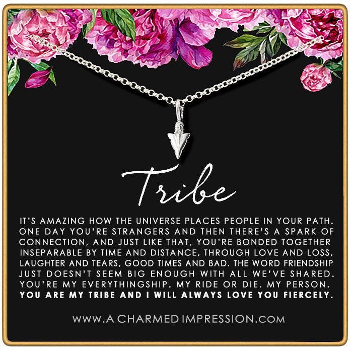Handcrafted Arrowhead Necklace: Silver Friendship Jewelry