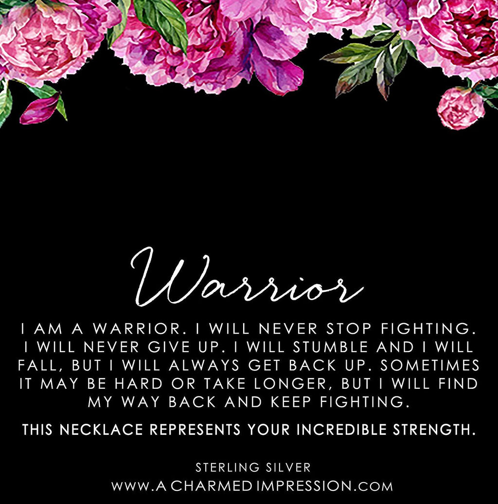 Arrowhead Charm Necklace: Gold Warrior Jewelry, Encouragement Gift