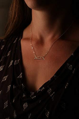 You Got This  Inspirational Jewelry  Mountain Charm  925 Sterling Silver  18 Inch Necklace  Motivational Gift for Women