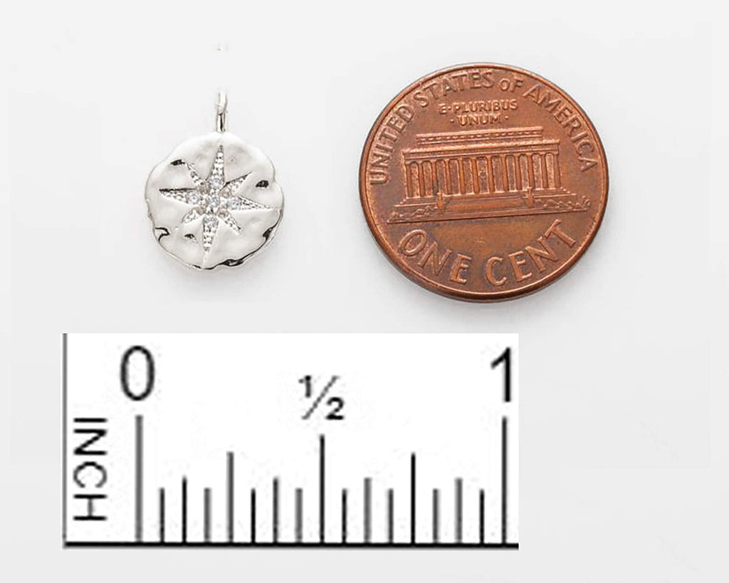 Silver North Star Bracelet: Diamond Warrior Survivor Gift