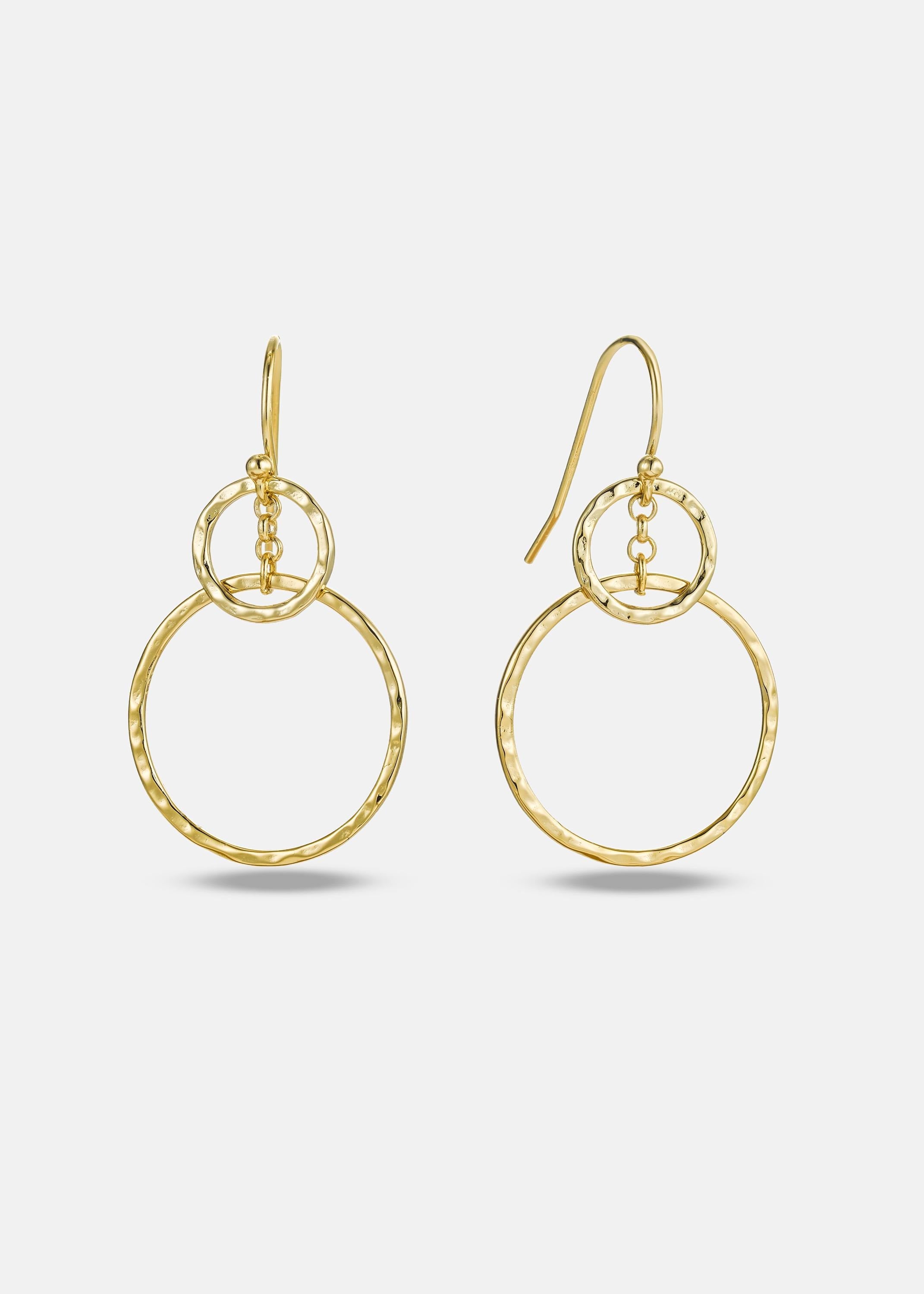 Infinity Earrings: 14K Gold Daughter Gift from Mom