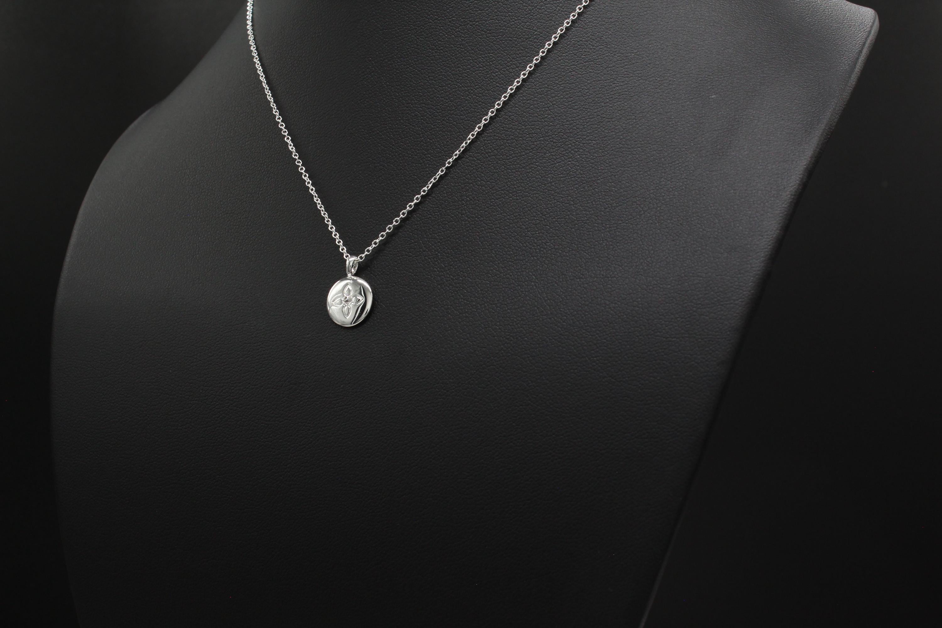 Lotus Disc Necklace: Inspirational Daughter Gift from Mom & Dad