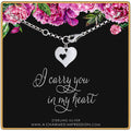 Heartfelt Sterling Silver Bracelet: Adoption, Memorial, Loss Gift