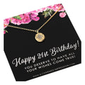 21st Birthday Starburst Necklace: 14k Gold-Filled Milestone Jewelry