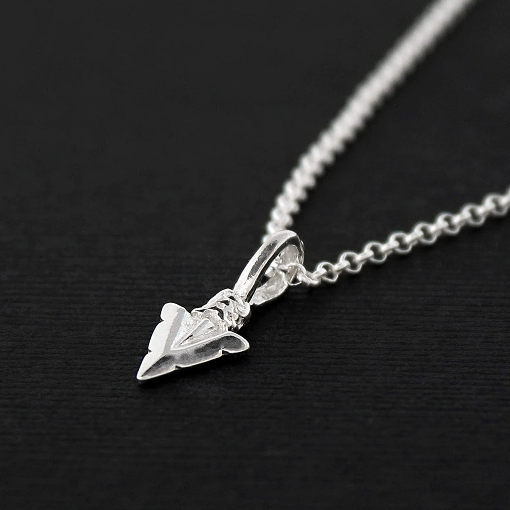Silver Arrowhead Necklace  Best Friend Tribe Necklace  Soul Sister Gift  Arrowhead Charm  Friendship Jewelry  Silver Arrow