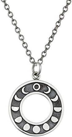 Two Cups Sterling Silver Moon Phase Necklace