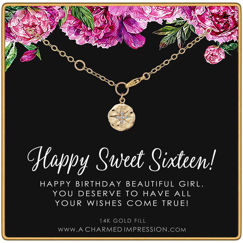 Sweet 16 Bracelet: CZ Diamond Starburst Charm