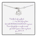 Sterling Silver Infinity Heart Bracelet: Unbiological Mother Gift