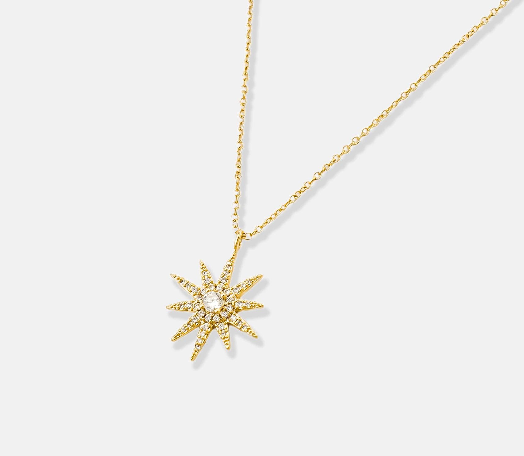 Warrior Necklace  Addiction Recovery  Survivor Gift  Polaris North Star Pendant  Strength  Encouragement  Cancer Divorce