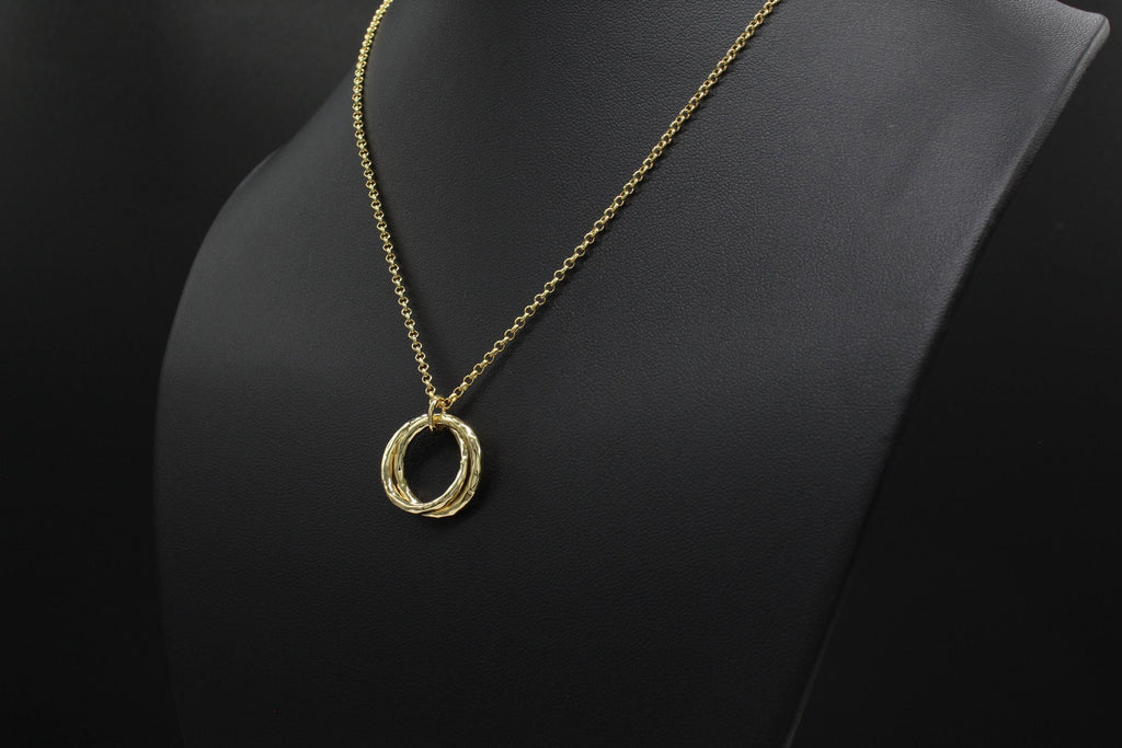 Warrior Necklace: Silver or Gold Strength Jewelry, Survivor Gift