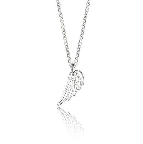 11:11 Necklace - Sterling Silver Angel Wing Pendant
