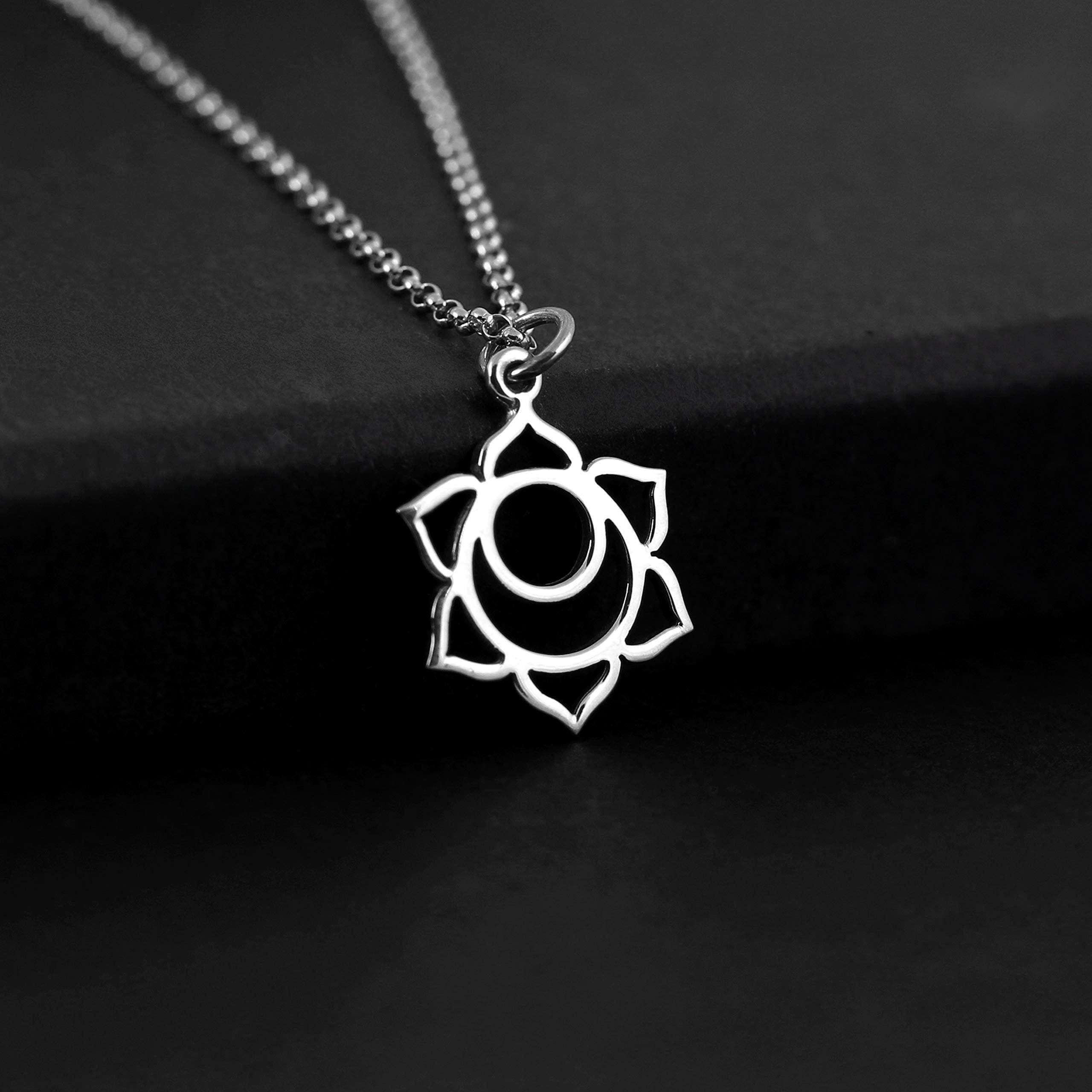 Two Cups Sacral Chakra Necklace  Healing Jewelry  Adjustable Length Chain