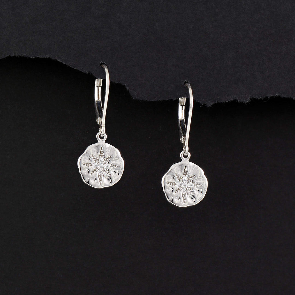 Retirement Gift for Women • Enjoy the Next Chapter • Diamond Starburst Earrings • Congratulations • You'll be Missed • Be Proud