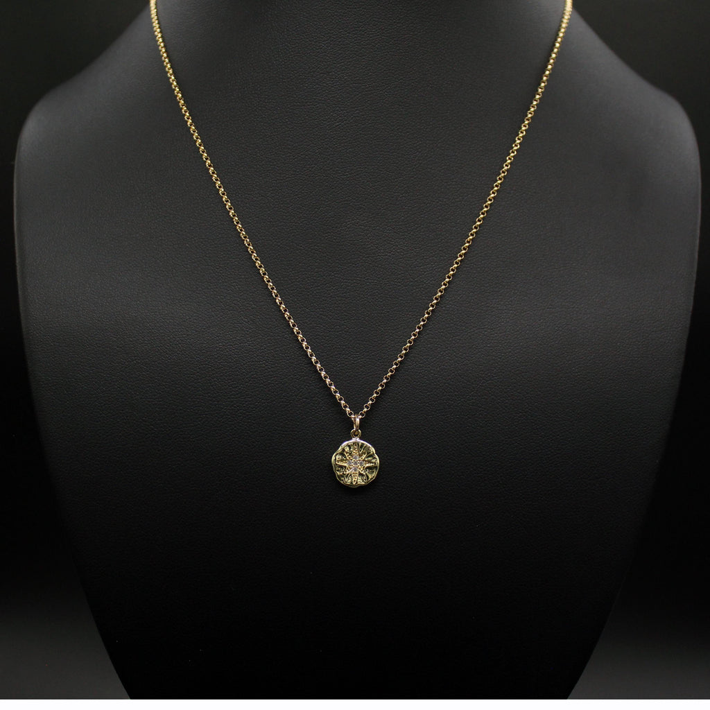 CZ Diamond Necklace: New Job Gift, Sterling Silver or Gold