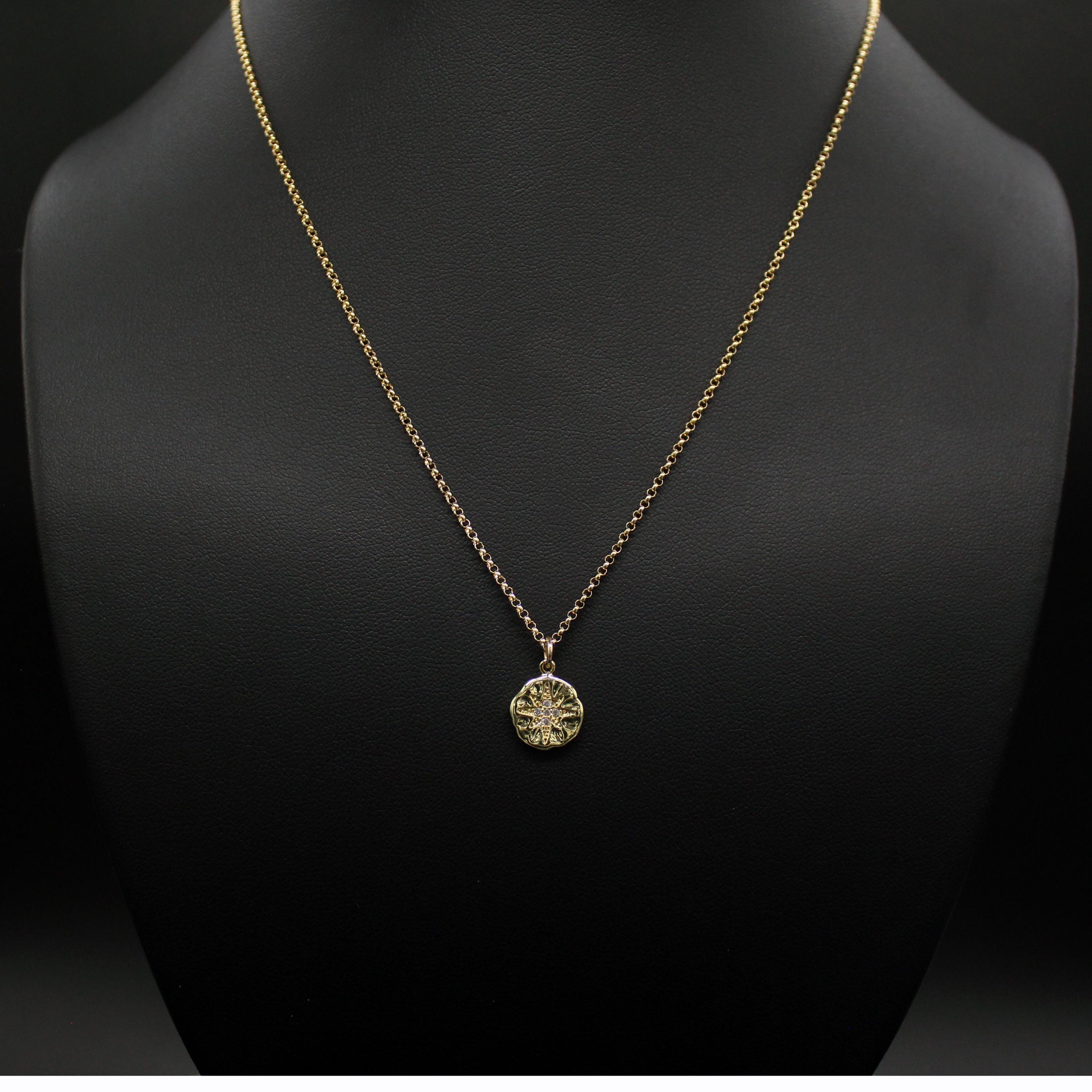CZ Diamond Necklace: New Job Gift, Sterling Silver or Gold