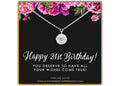 21st Birthday Gift: Diamond CZ Starburst Pendant Necklace