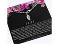 Angel Wing Charm Bracelet: Sterling Silver 11 11 Spiritual Jewelry