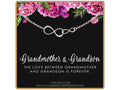 Grandmother Grandson Sterling Silver Necklace: Personalized Grandma Gift