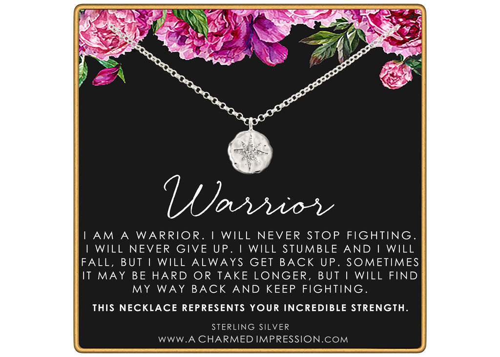 Infertility Support Necklace: Gold/Silver Strength Jewelry, IVF Gift