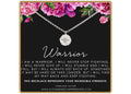 Infertility Support Necklace: Gold/Silver Strength Jewelry, IVF Gift