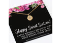 Sweet 16 Necklace: 14k Gold Diamond Starburst Pendant