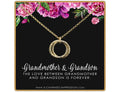 Grandma Gold Earrings: Infinite Love Symbol, Handmade Keepsake